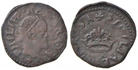Napoli – Filippo II – Secondo periodo (1556-1598) - 2 Cavalli - MIR 197 R 2,08 grammi. Con cartellino d'epoca del collezionista.
QBB-BB