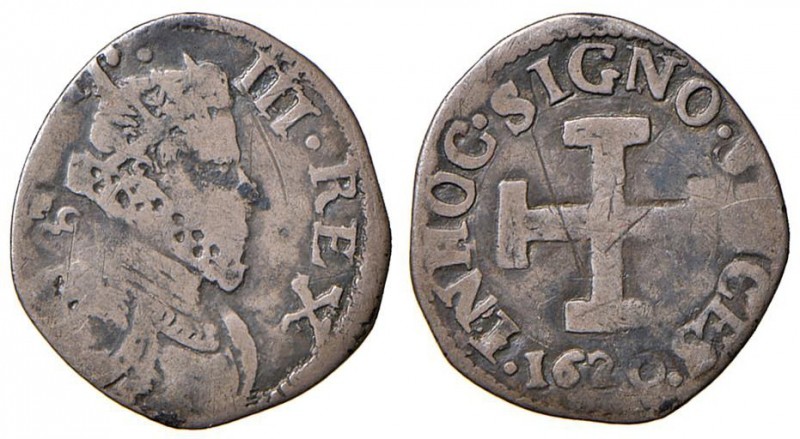 Napoli – Filippo III (1598-1621) - Carlino 1620 - MIR 211/1 C FC/C dietro alla t...