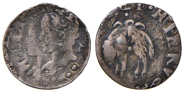 Napoli – Filippo III (1598-1621) - Mezzo Carlino - MIR 214/4 RRR Testa adulta e ...