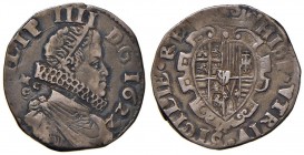 Napoli – Filippo IV (1621-1665) - Tarì 1622 - MIR 245/3 C 5,89 grammi. Con cartellino d'epoca del collezionista.
BB-SPL