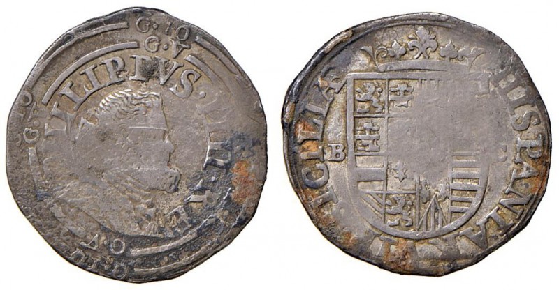 Napoli – Filippo IV (1621-1665) - Carlino - MIR 250/4 R 2,89 grammi. Ossidazioni...