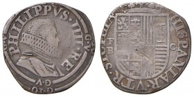 Napoli – Filippo IV (1621-1665) - Carlino - MIR 250/6 R 1,86 grammi. Con cartellino d'epoca del collezionista.
QBB-BB