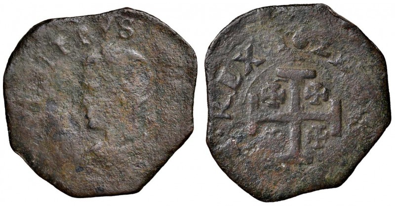 Napoli – Filippo IV (1621-1665) - Grano 1622 - MIR 258 R 4,78 grammi. Con cartel...