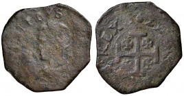 Napoli – Filippo IV (1621-1665) - Grano 1622 - MIR 258 R 4,78 grammi. Con cartellino d'epoca del collezionista.
qMB