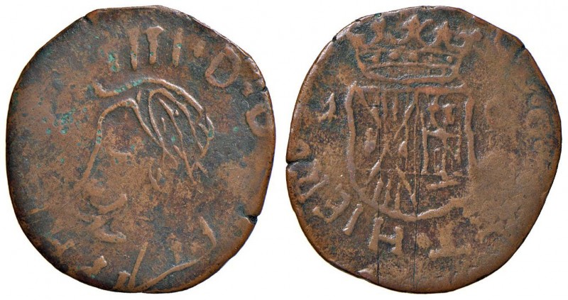 Napoli – Filippo IV (1621-1665) - Grano - Falso d'epoca. 5,60 grammi. Con cartel...