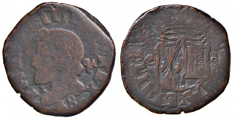 Napoli – Filippo IV (1621-1665) - Grano - MIR 262/8 R 7,59 grammi. Con cartellin...