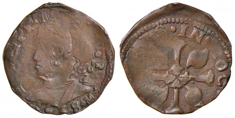 Napoli – Filippo IV (1621-1665) - 3 Cavalli 1638 - MIR 275/6 RRRR Sigla GA/C. Do...