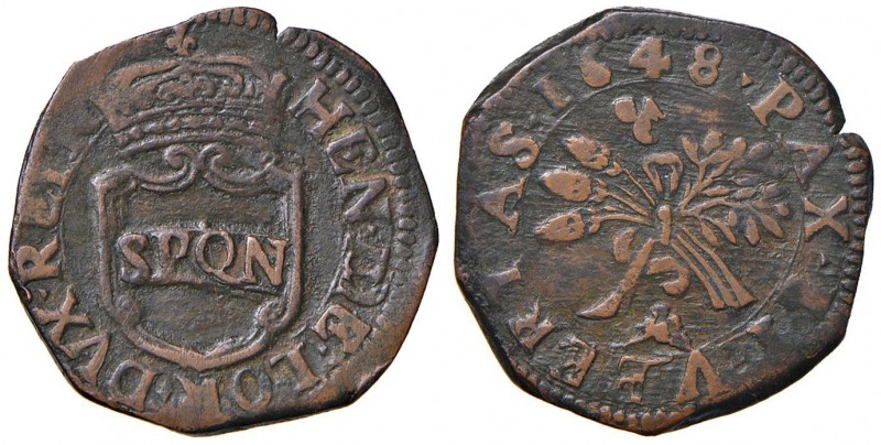 Napoli – Repubblica Napoletana (1647-1648) - Pubblica 1648 - MIR 282 R Ottima co...