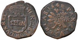 Napoli – Repubblica Napoletana (1647-1648) - Pubblica 1648 - MIR 282 R Ottima conservazione per la tipologia. Simbolo ? 7,69 grammi. Con cartellino d'...