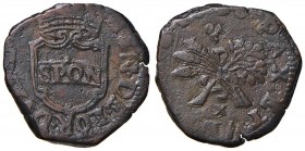 Napoli – Repubblica Napoletana (1647-1648) - Pubblica 1648 - MIR 282 R Simbolo X. 8,06 grammi. Con cartellino d'epoca del collezionista.
BB+