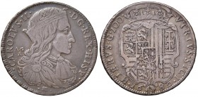 Napoli – Carlo II (1674-1700) - Ducato 1689 - MIR 293/1 R Contorno a treccia. Con cartellino d'epoca del collezionista.
BB