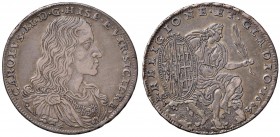 Napoli – Carlo II (1674-1700) - Mezzo Ducato 1684 - MIR 295/1 C Con cartellino d'epoca del collezionista.
m.BB