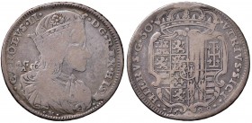 Napoli &ndash; Carlo II (1674-1700) - Mezzo Ducato 1689 - MIR 296 NC Con cartellino d'epoca del collezionista.
MB/qBB