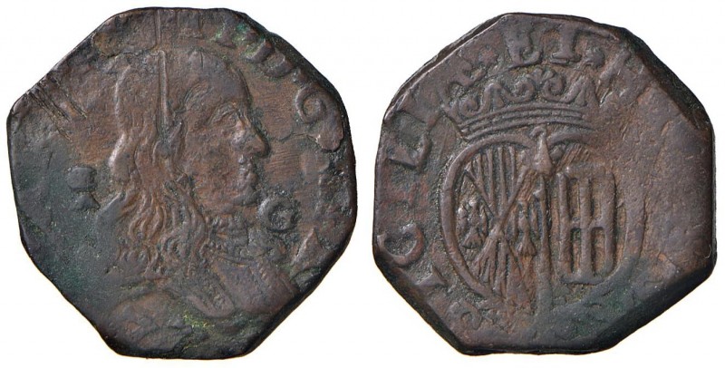 Napoli – Carlo II (1674-1700) - Grano 1677 - MIR 306 R Lettera G. Coniata a mart...