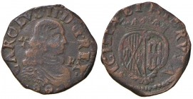 Napoli – Carlo II (1674-1700) - Grano 1680 - MIR 306/3 C Lettera F. Coniata a martello. 8,18 grammi. Con cartellino d'epoca del collezionista.
QBB-BB...