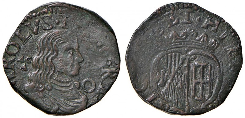 Napoli – Carlo II (1674-1700) - Grano - C Lettera O. Coniata a martello. 8,86 gr...