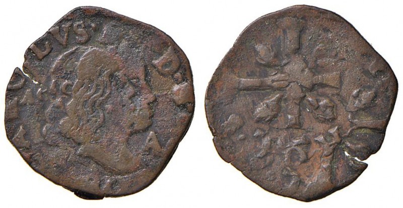 Napoli – Carlo II (1674-1700) - 3 Cavalli 1680 - MIR 309/4 NC Sigla AC/A. Letter...