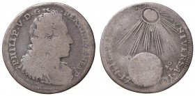 Napoli – Filippo V (1700-1707) - Tarì 1701 - MIR 311 R Con cartellino d'epoca del collezionista.
MB