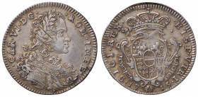 Napoli – Carlo VI – Secondo periodo (1711-1734) - Tarì 1715 - MIR 324 C Sigla IM sotto il braccio. Il Magliocca questa moneta la classifica come R3. C...