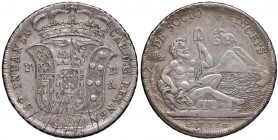 Napoli – Carlo di Borbone (1734-1759) - 120 Grana 1735 - MIR 334/2 C Sigla GH. Contorno a treccia. Con cartellino d'epoca del collezionista.
QSPL-SPL...