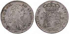 Napoli – Carlo di Borbone (1734-1759) - 120 Grana 1752 - MIR 337/2 NC Contorno a treccia. Con cartellino d'epoca del collezionista.
m.BB