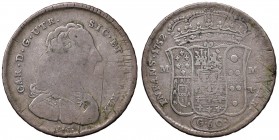 Napoli – Carlo di Borbone (1734-1759) - 60 Grana 1752 - MIR 340/1 C Contorno a foglie in rilievo. Con cartellino d'epoca del collezionista.
QBB-BB