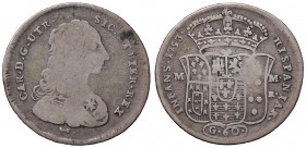 Napoli – Carlo di Borbone (1734-1759) - 60 Grana 1753 - MIR 340/2 NC Contorno a cerchi e quadratini. Con cartellino d'epoca del collezionista.
QBB-BB...