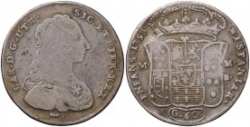 Napoli – Carlo di Borbone (1734-1759) - 60 Grana 1753 - MIR 340/2 NC Con cartellino d'epoca del collezionista.
qBB