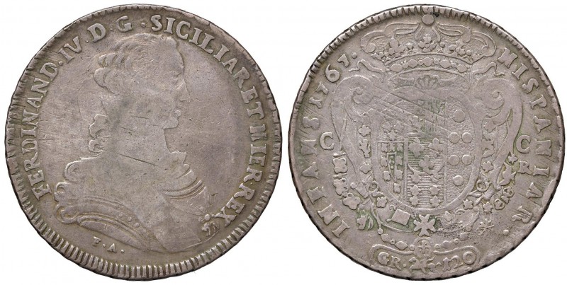 Napoli – Ferdinando IV di Borbone – Primo periodo (1759-1816) - 120 Grana 1767 -...