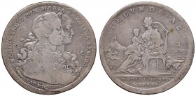 Napoli – Ferdinando IV di Borbone – Primo periodo (1759-1816) - 120 Grana 1772 - MIR 367 R Con cartellino d'epoca del collezionista.
BB