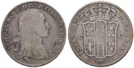 Napoli – Ferdinando IV di Borbone – Primo periodo (1759-1816) - 120 Grana 1784 - MIR 368 RR Con cartellino d'epoca del collezionista.
QBB-BB