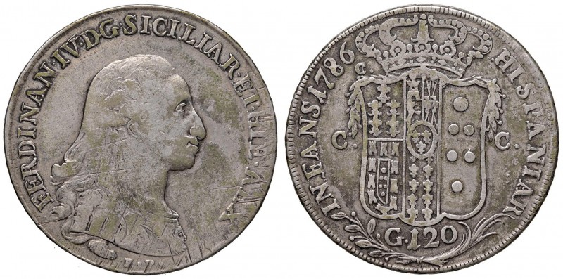 Napoli – Ferdinando IV di Borbone – Primo periodo (1759-1816) - 120 Grana 1786 -...