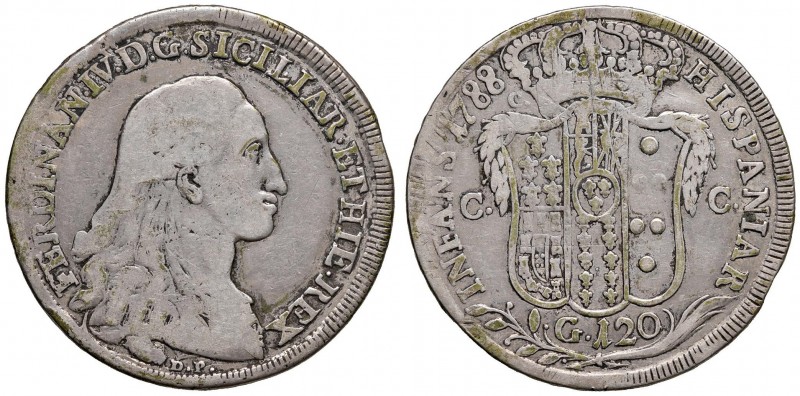 Napoli – Ferdinando IV di Borbone – Primo periodo (1759-1816) - 120 Grana 1788 -...
