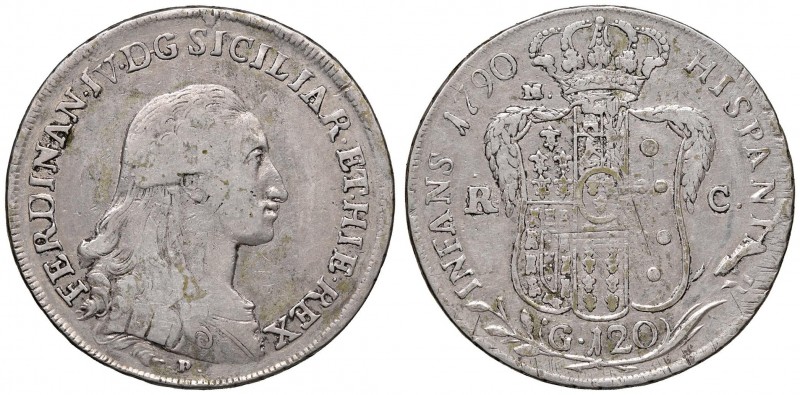 Napoli – Ferdinando IV di Borbone – Primo periodo (1759-1816) - 120 Grana 1790 -...