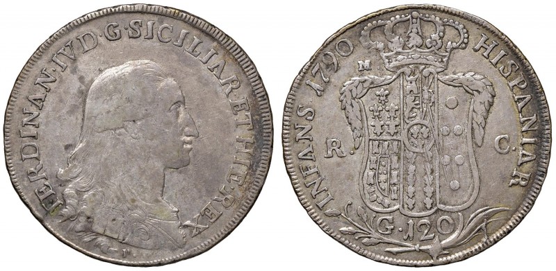 Napoli – Ferdinando IV di Borbone – Primo periodo (1759-1816) - 120 Grana 1790 -...