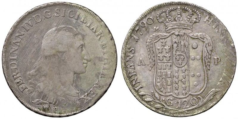 Napoli – Ferdinando IV di Borbone – Primo periodo (1759-1816) - 120 Grana 1790 -...