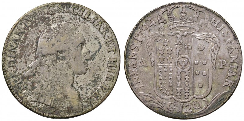 Napoli – Ferdinando IV di Borbone – Primo periodo (1759-1816) - 120 Grana 1794 -...