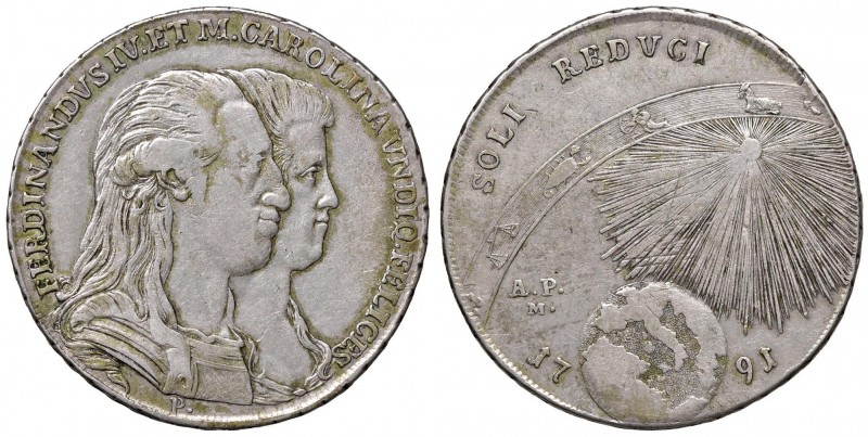 Napoli – Ferdinando IV di Borbone – Primo periodo (1759-1816) - 120 Grana 1791 -...