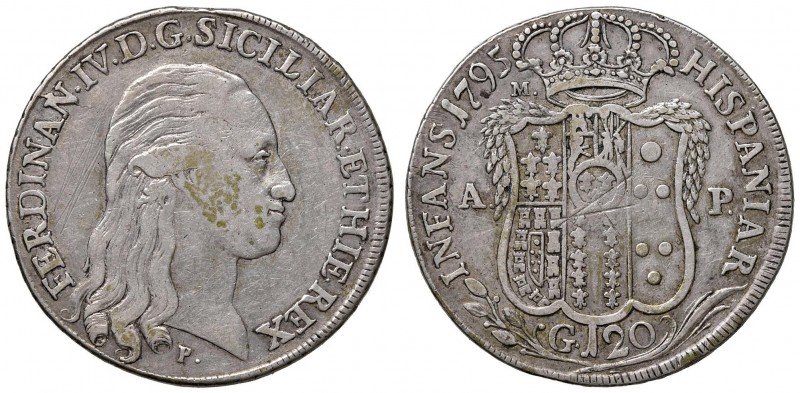 Napoli – Ferdinando IV di Borbone – Primo periodo (1759-1816) - 120 Grana 1795 -...