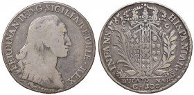 Napoli – Ferdinando IV di Borbone – Primo periodo (1759-1816) - 100 Grana 1785 - MIR 374/1 R Con cartellino d'epoca del collezionista.
QBB-BB