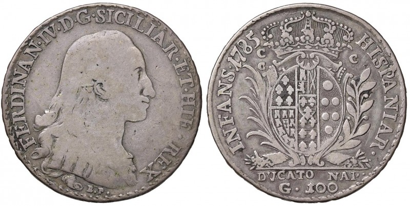 Napoli – Ferdinando IV di Borbone – Primo periodo (1759-1816) - 100 Grana 1785 -...