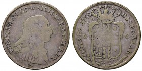 Napoli – Ferdinando IV di Borbone – Primo periodo (1759-1816) - 60 Grana 1788 - MIR 377/2 RR Sigla P. Con cartellino d'epoca del collezionista.
qBB...