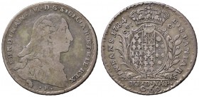 Napoli – Ferdinando IV di Borbone – Primo periodo (1759-1816) - 50 Grana 1784 - MIR 381 RRR Con cartellino d'epoca del collezionista.
BB