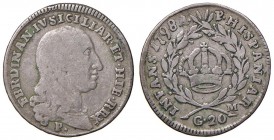 Napoli – Ferdinando IV di Borbone – Primo periodo (1759-1816) - 20 Grana 1798 - MIR 386 NC Con cartellino d'epoca del collezionista.
BB