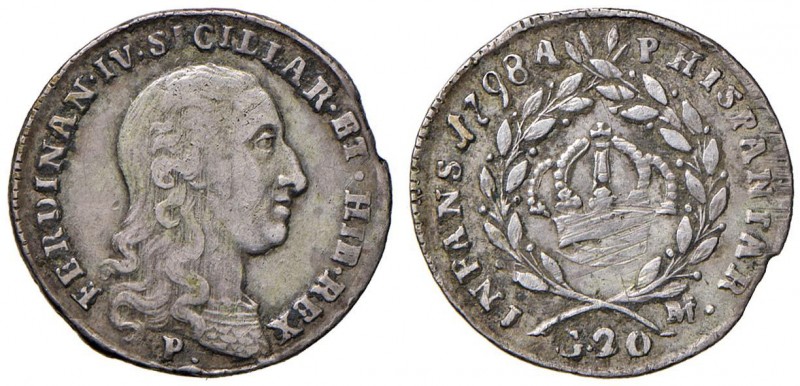 Napoli – Ferdinando IV di Borbone – Primo periodo (1759-1816) - 20 Grana 1798 - ...