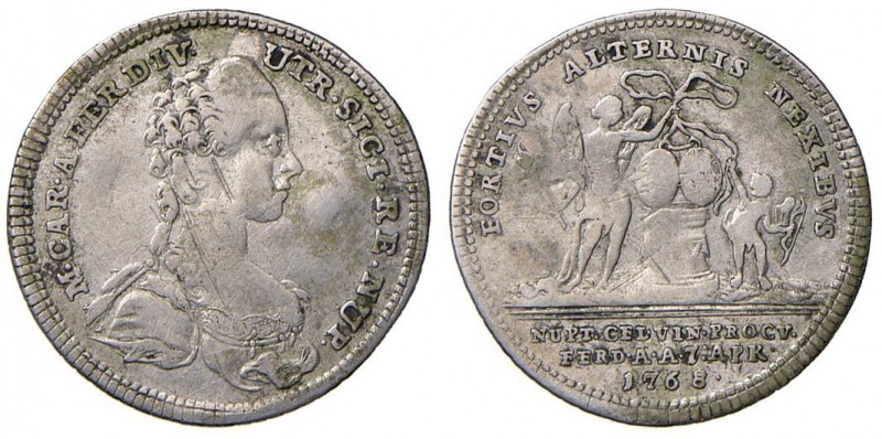 Napoli – Ferdinando IV di Borbone (1759-1816) - Carlino 1768 - Magliocca 353 R C...