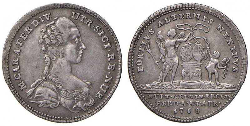 Napoli – Ferdinando IV di Borbone (1759-1816) - Carlino 1768 - Magliocca 353 R C...
