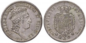 Napoli – Ferdinando I di Borbone (1816-1825) - 120 Grana 1818 - MIR 461 R Variante senza punto dopo la data. Con cartellino d'epoca del collezionista....