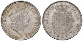 Napoli – Ferdinando I di Borbone (1816-1825) - 120 Grana 1818 - MIR 461/1 R Reimpressa con la lettera R davanti alla data. Con cartellino d'epoca del ...