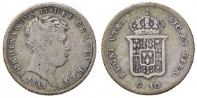 Napoli – Ferdinando II (1830-1859) - 10 Grana 1835 - MIR 511/4 C
qBB